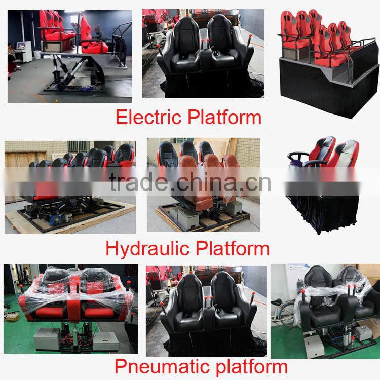 Dynamic 6DOF 6 Seats Electric platform 5D Motion Cinema System