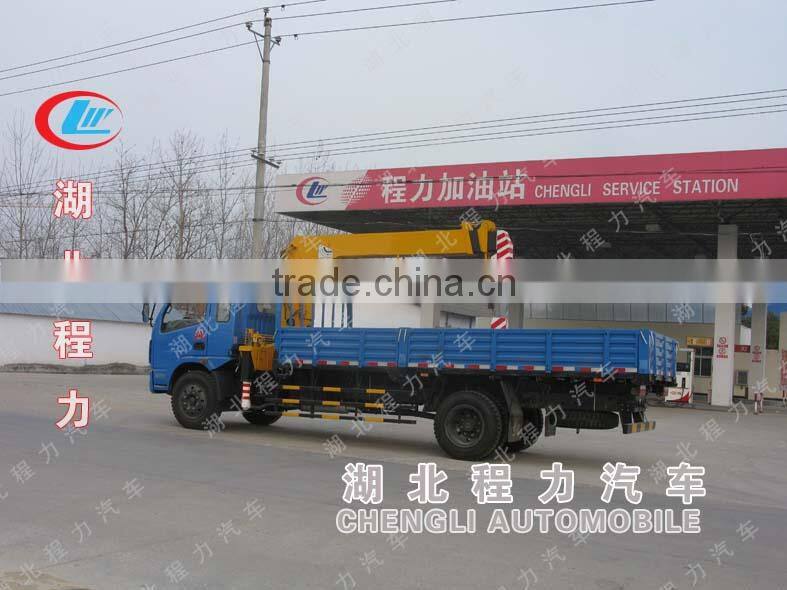 DongFeng mini truck mounted crane,small truck crane,truck with crane