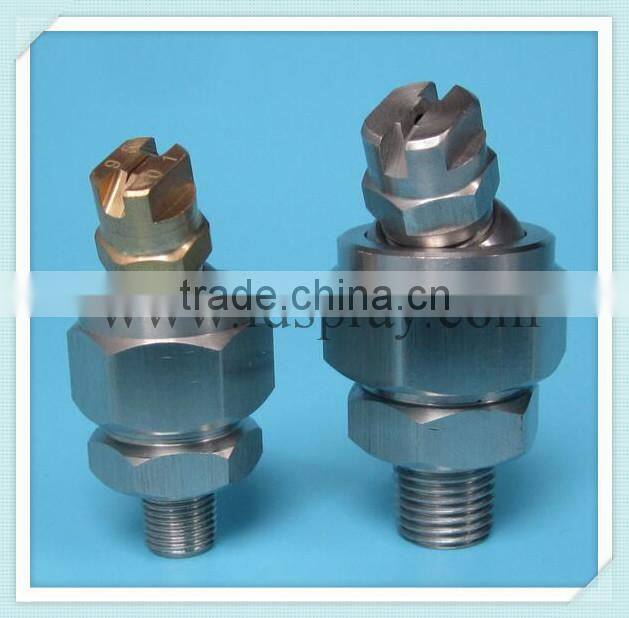 1/4 X 1/4 SS Stainless steel adjustable ball connect joint swivel with nozzles