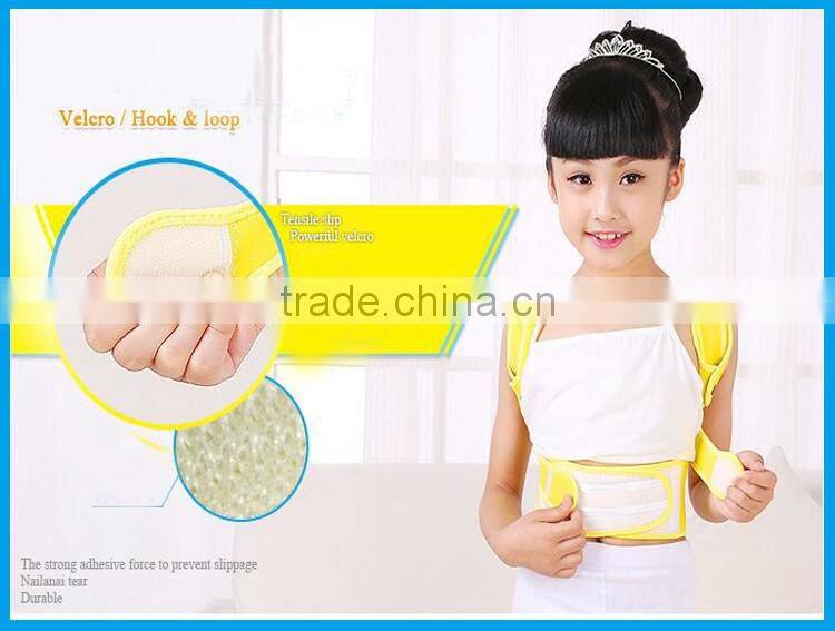 For kid adjustable back support belt for corrector posture shoulder support brace