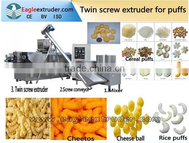 Popcorn snacks food machine processing line