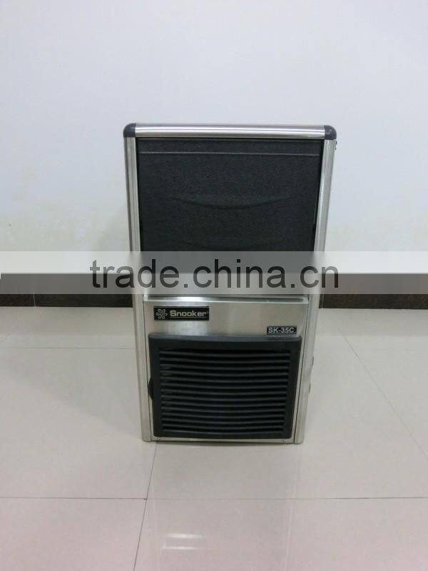 stainless steel automatic industrial cube ice machine/dry ice maker