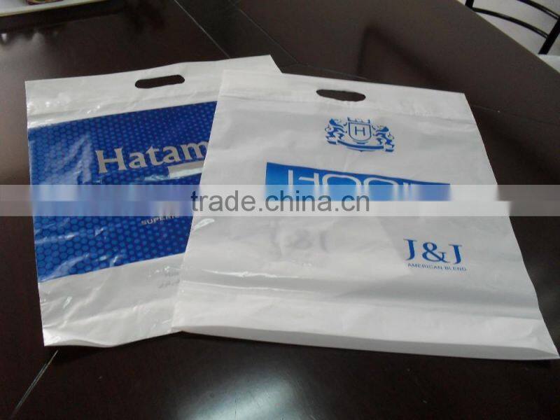New product!HDPE/LDPE handle plastic bag for shopping