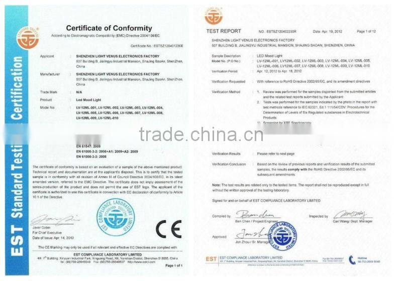 Glowing in the dark flower planter led garden lamp