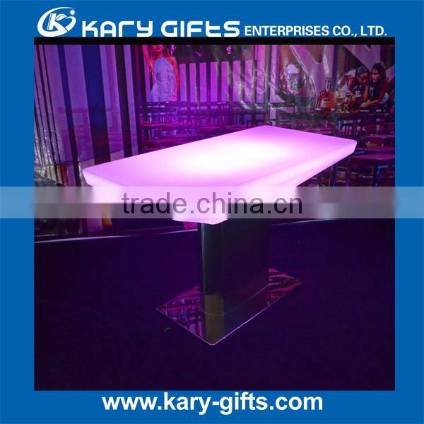 Event party popular glowing banquet desk led dining table