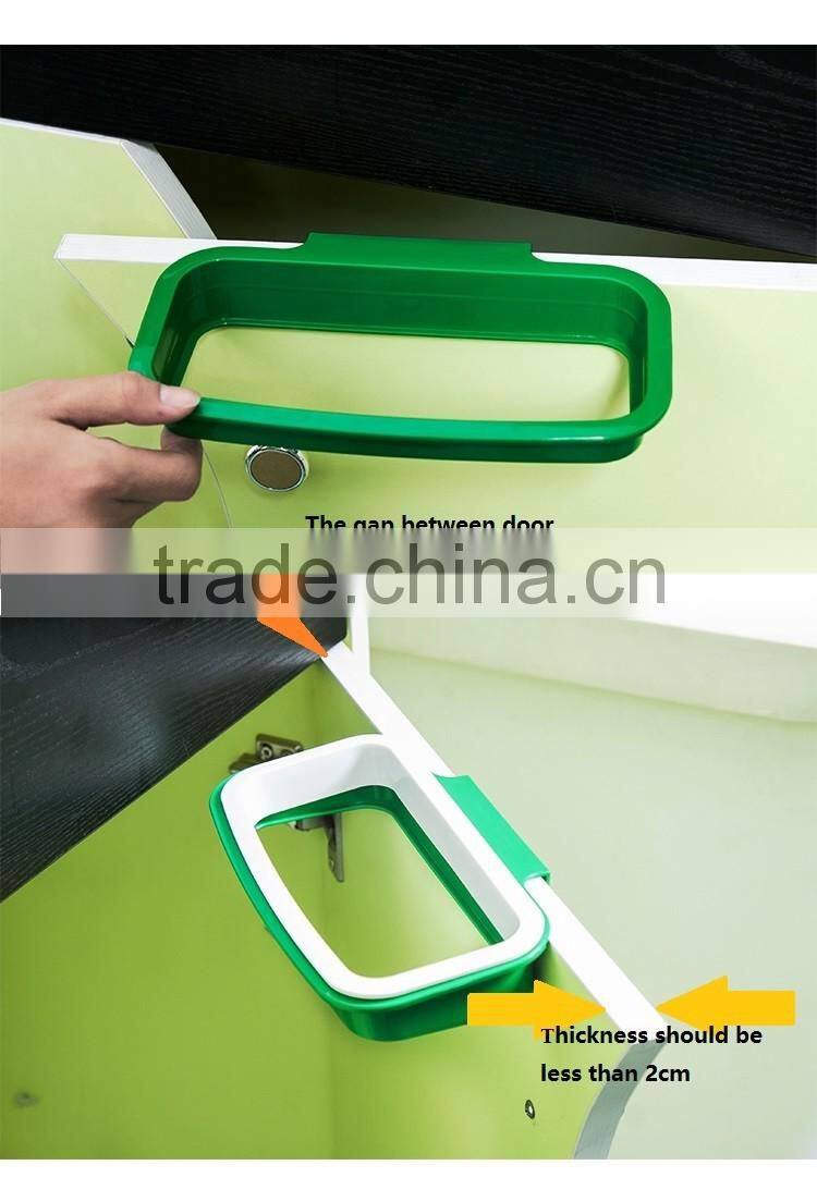 Plastic Hanging Garbage Rubbish Bag Holder Kitchen Cupboard Garbage Bag Storage Rack