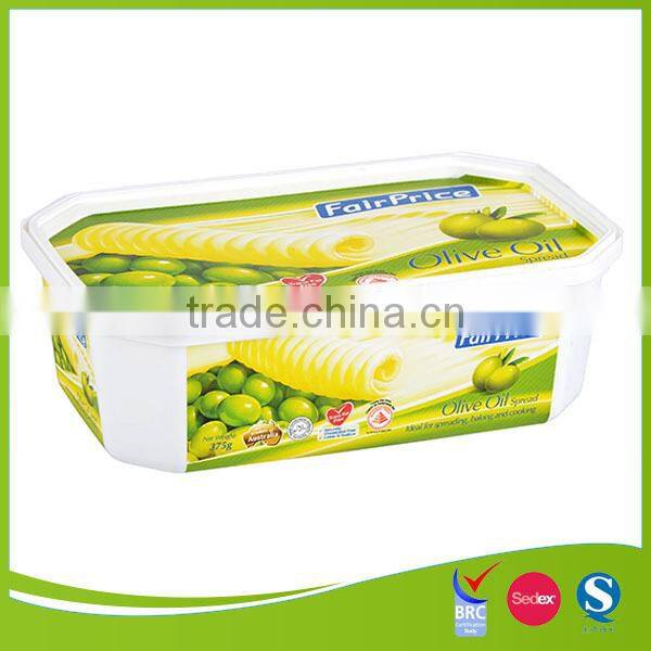 IML rectangular plastic peanut butter box