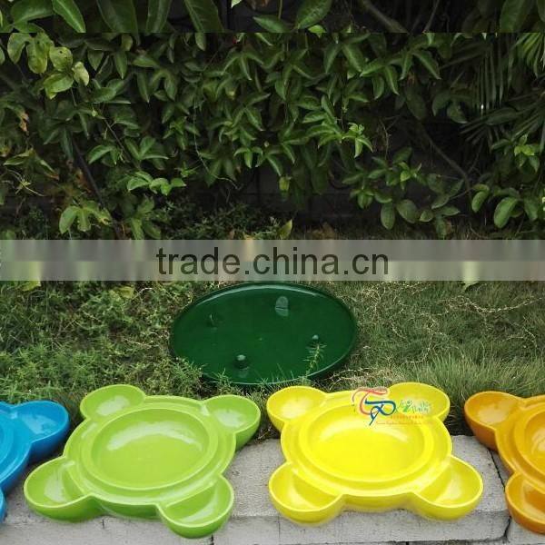 Fiberglass colorful 2tier/3 tier/4 tier tower planter/tiered planters