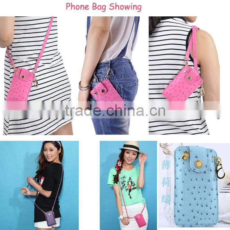 Hand phone bag, leather phone bag