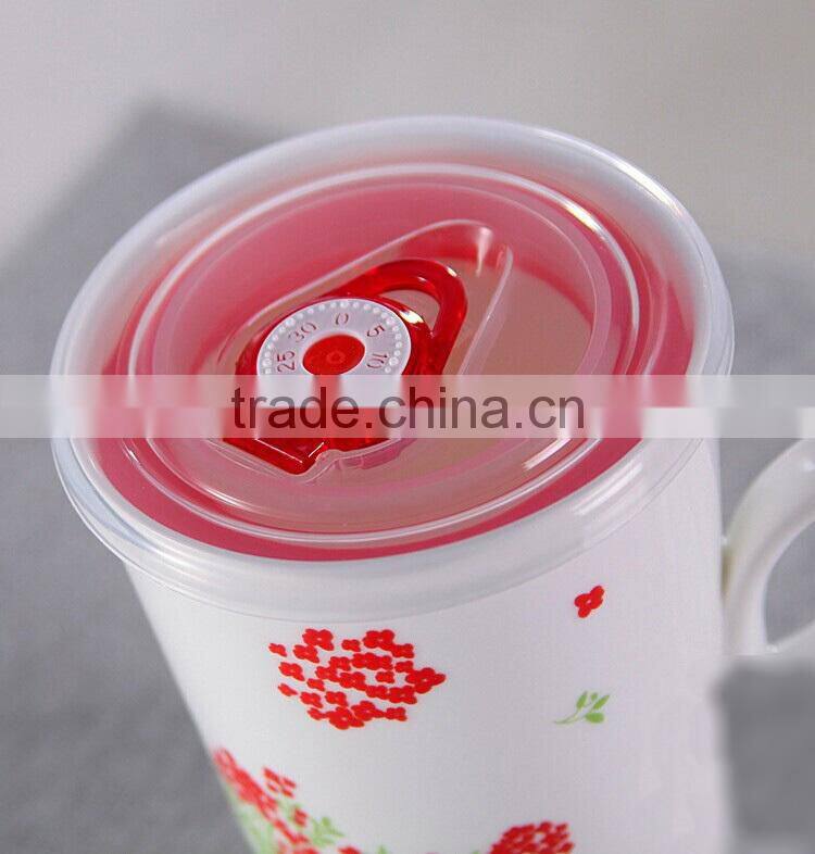 ceramic souvenir mug,coffee mug with plastic lid