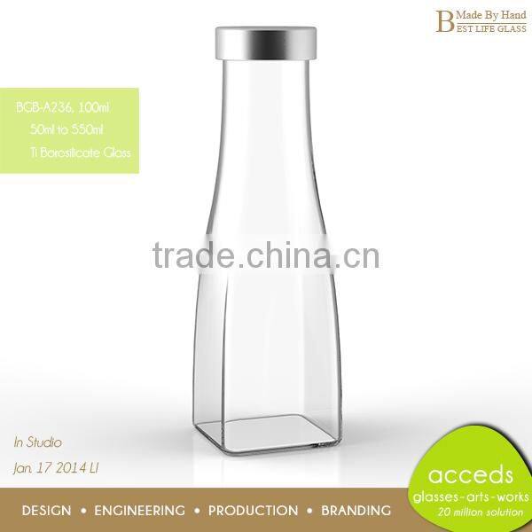 Newest Special Hand Craft 180ml Mini Honey Glass Jars