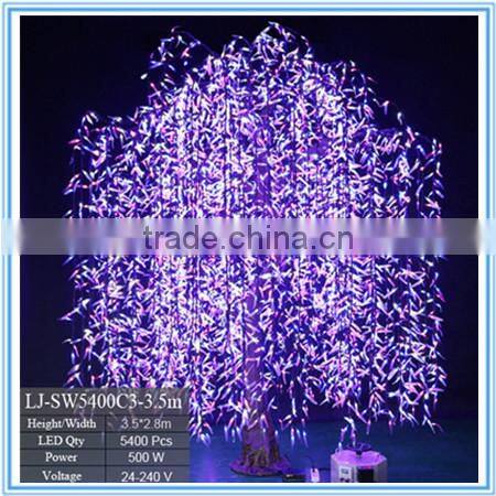 High quality artificial outdoor cherry blossom tree with lights