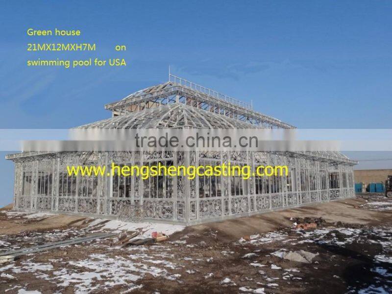 Victorian Glass House /Sun Room /Winter Garden Price HS-GREENHOUSE-161222