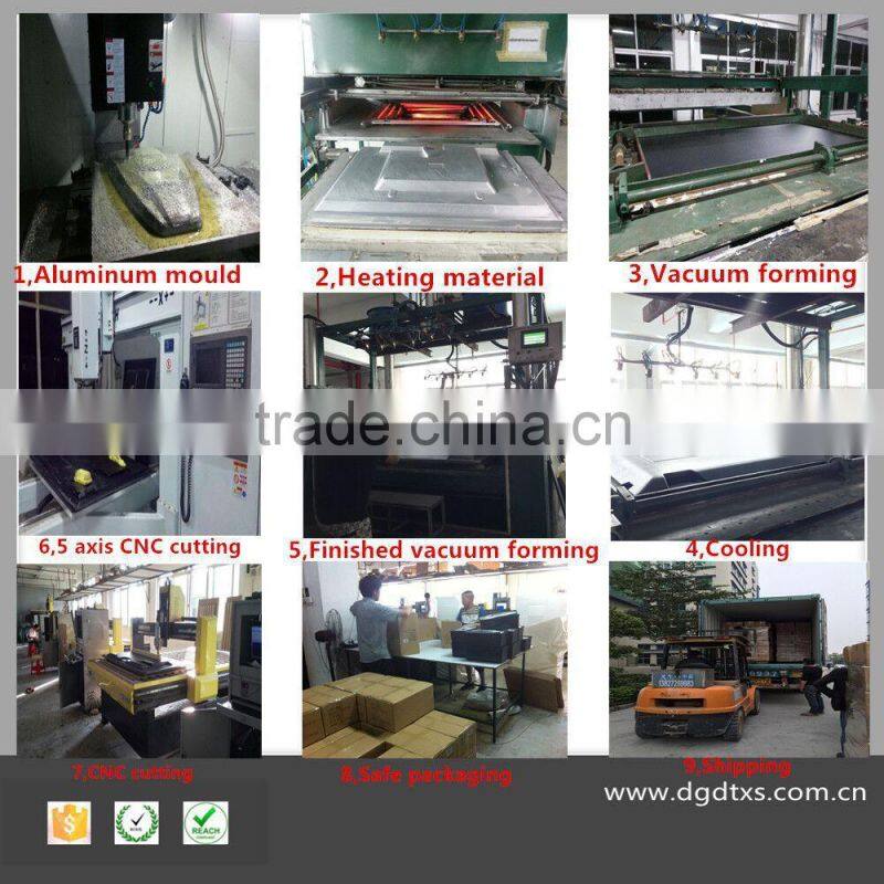 Plastic tub,Vacuum forming rectangular plastic tubs