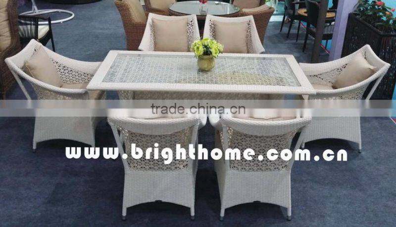 Turkish Glass Dining Room Table 6 Chair Set