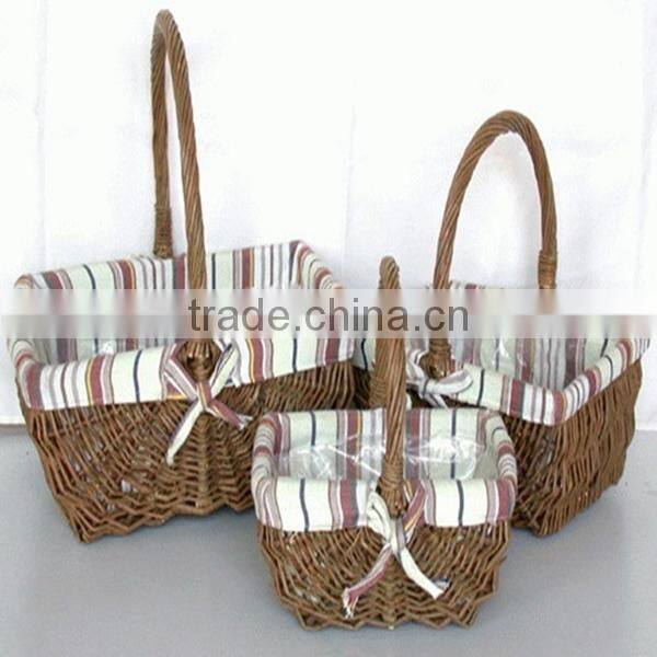 2016 new design cheap cane basket from linyi lucky hadicraft factory