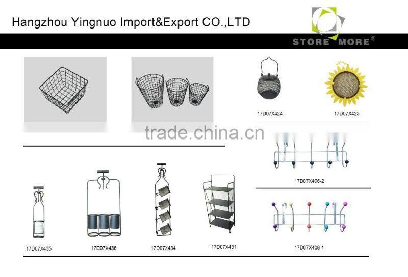 Five Hook Key Rack Soft Iron