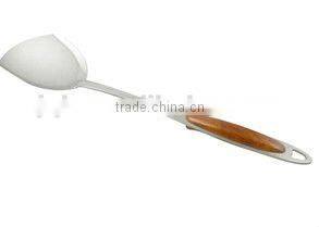 Stainless Steel Solid Turner Kitchen Utensils with SGS Silicone Coated