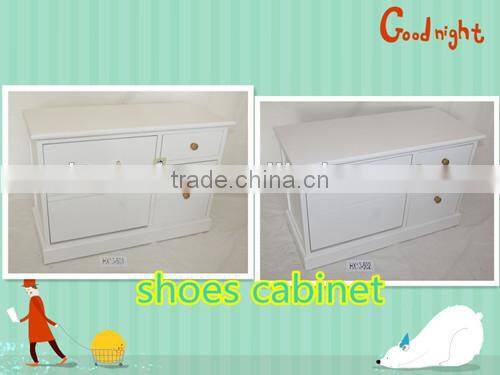 White High Quality Modern Wooden Shoes Cabinet HX13-502