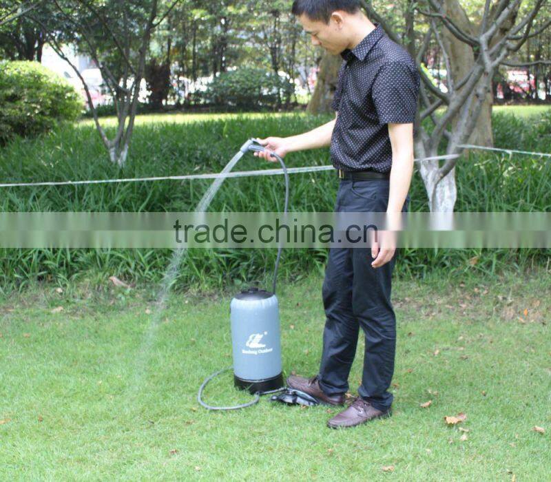 TPU material camping and outdoor sport solar pressure shower bag manufacturer in Zhejiang Hangzhou
