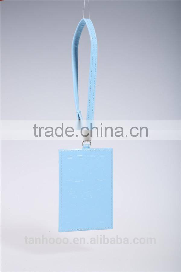 Customize PU Faux Leather Luggage Tag Baggage Handbag Tags Factory Direct Wholesale for Travelling