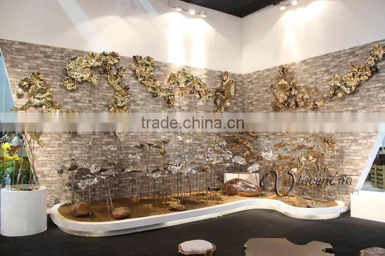 stainless steel home decoration modern metal wall art