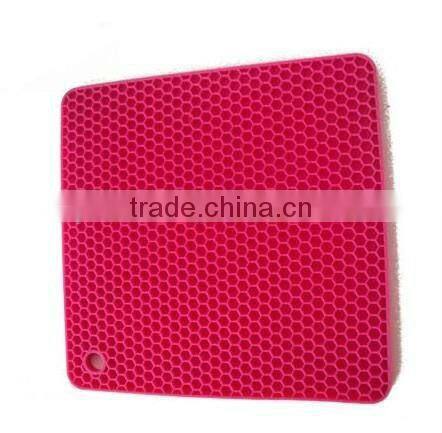 heat resistant square silicon table mat