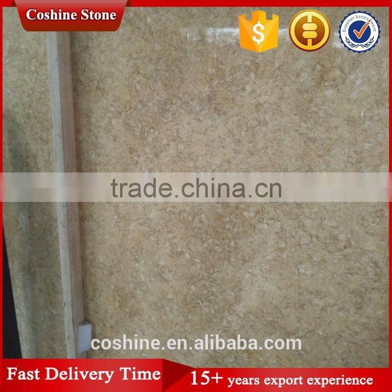 2017 Customized cheapest beige marble slab