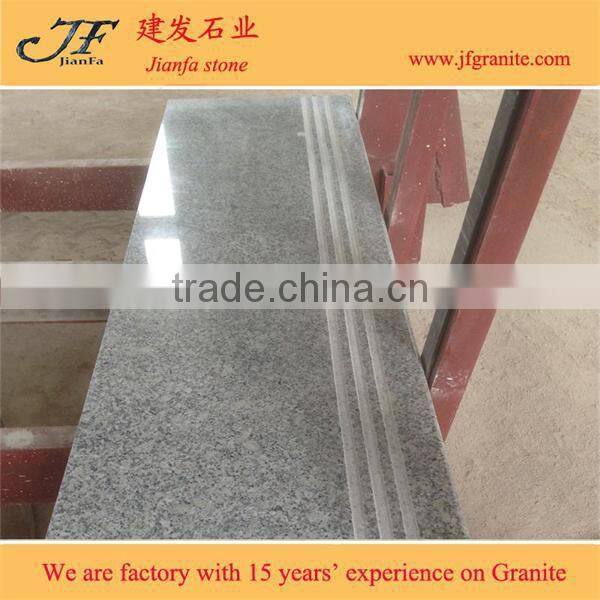 Jianfa dark grey G654 granite stair and step