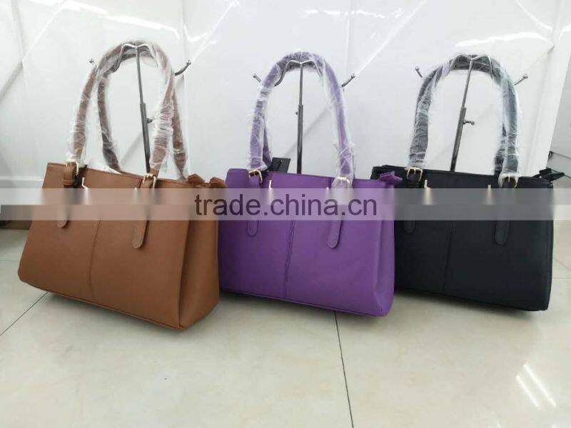 Custom vintage crazy ladies PU leather handbag tote bag wholesale have stock