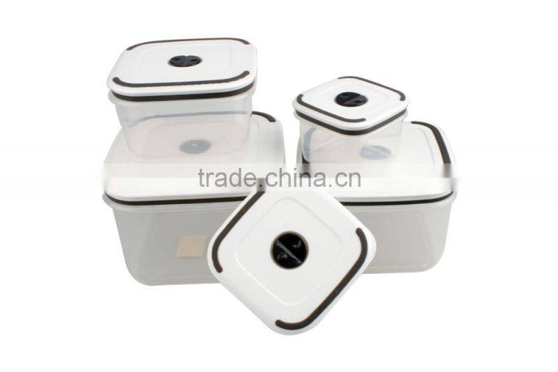 Different Size Square Shape FDA Plastic Food Storage Container