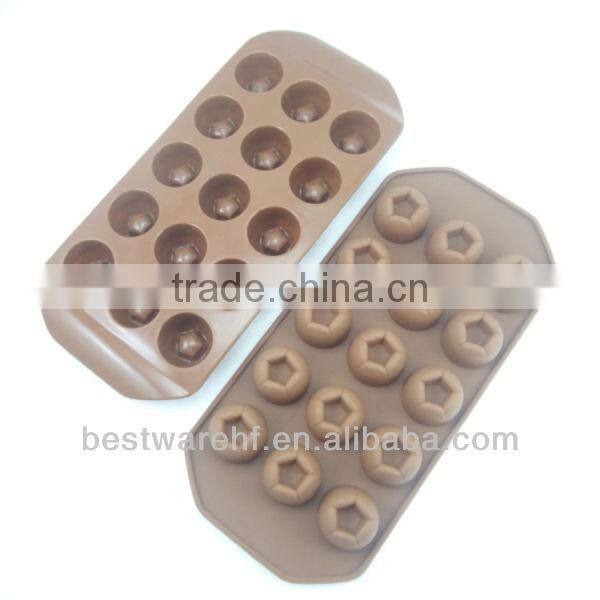 candy silicone tray 15 cavity love ice mould silicone chocolate molds