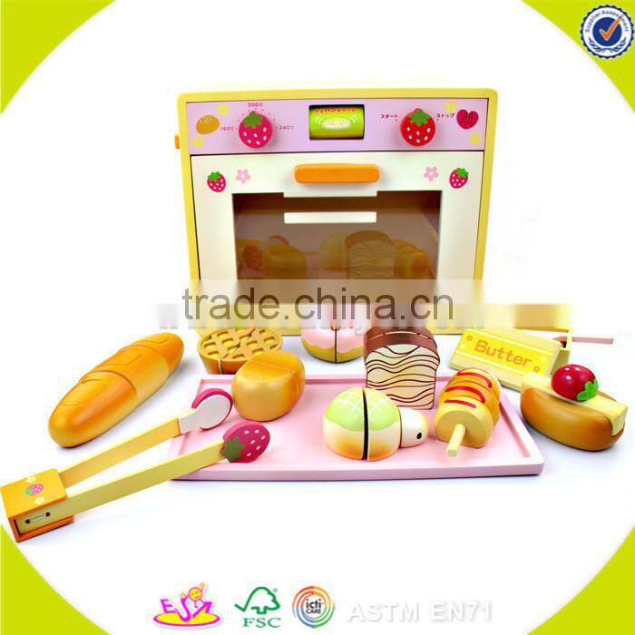 wholesale baby wooden oven sets toy, best sale kids wooden oven sets toy, fashion wooden oven sets toy W10D014
