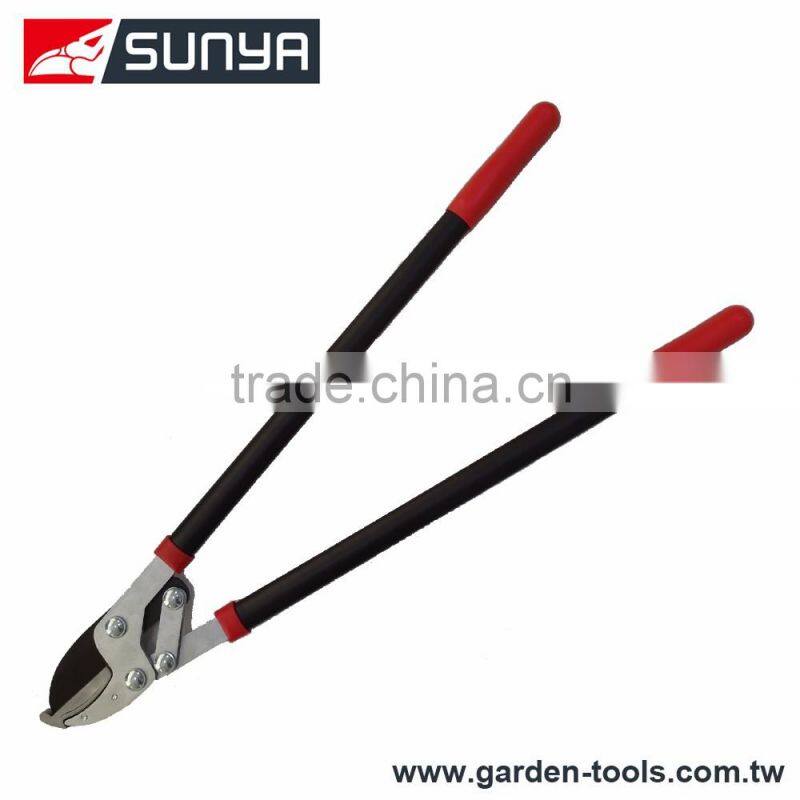 Garden anvil leverage lopper