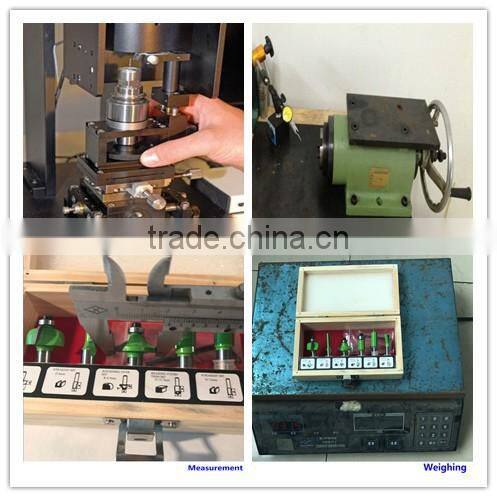 Factory 6 pcs Tungsten Carbide Router Bit Set Shank 12mm for Woodworking CNC milling cutter