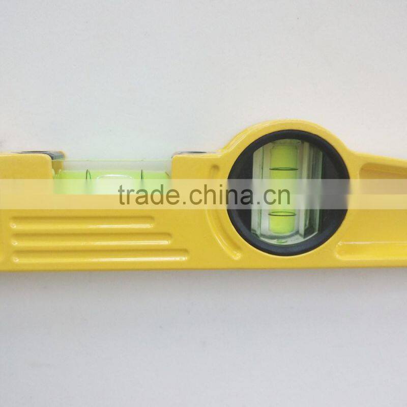 Cast aluminum scaffold boat spirit level