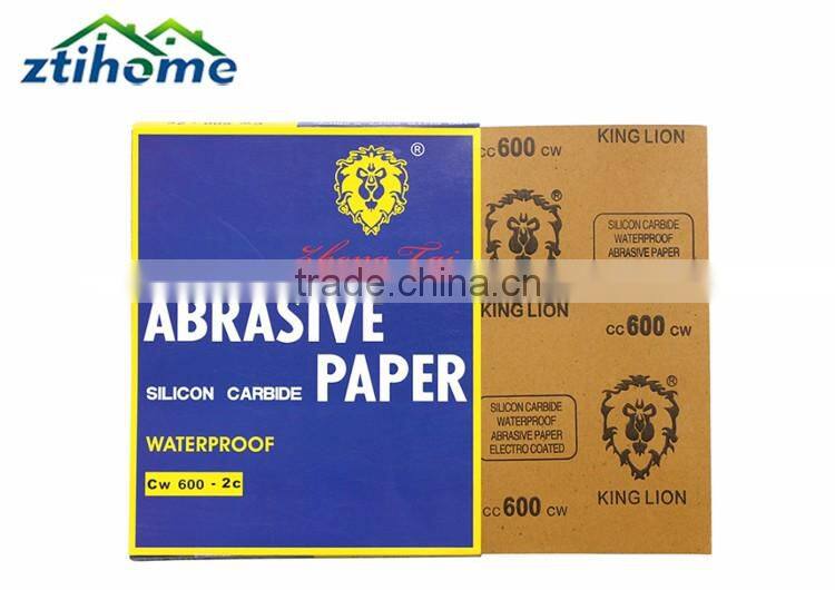 9 x 11 inch waterproof black abrasive sandpaper with many brands