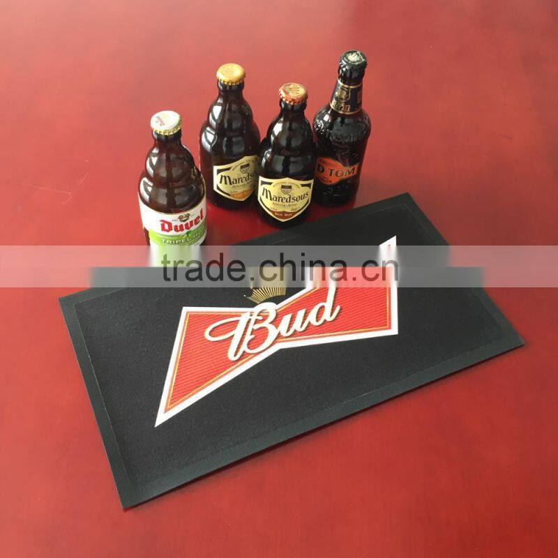 non woven fabric rubber bar mat custom printing