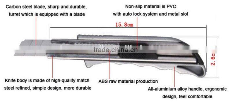Zinc Alloy Utility Knife