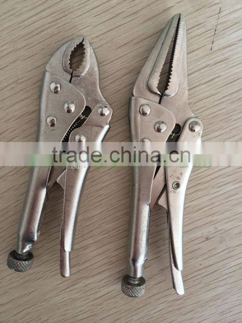 Berrylion Mini Lock Pliers Set 5"/125mm curved and flat jaw Locking plier set for sale