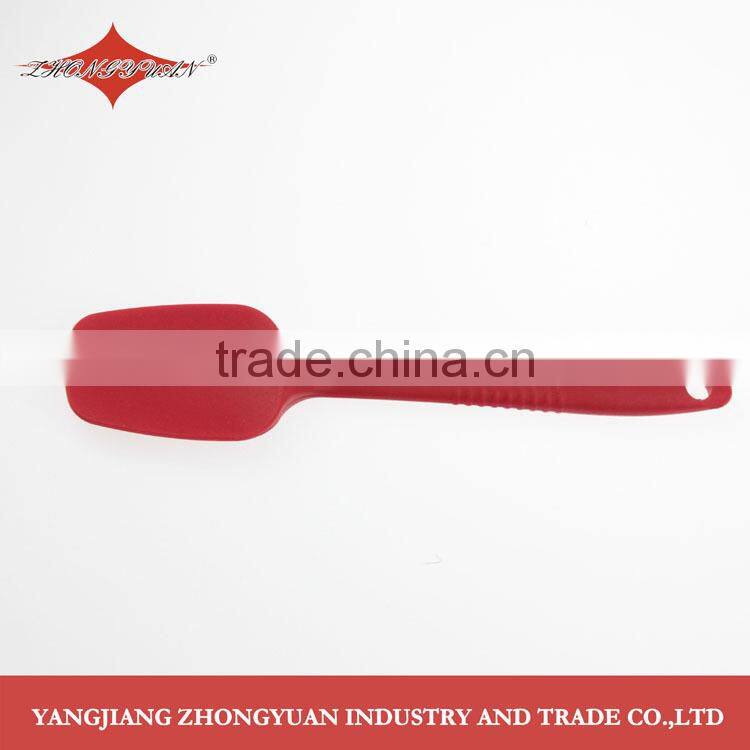 Lovely heart shape head silicone turner with good grip