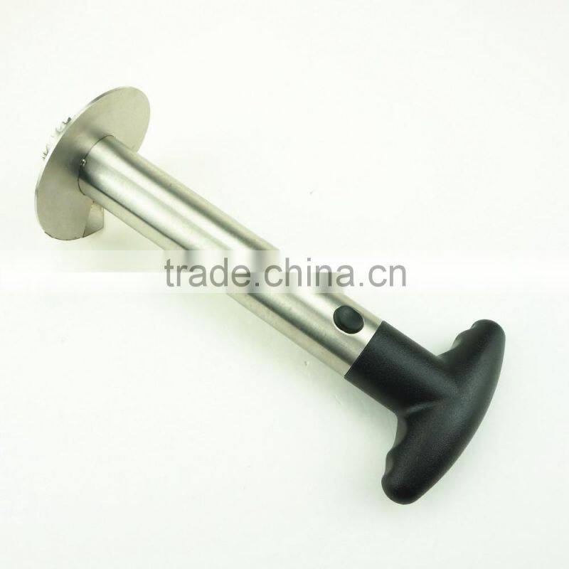 42061 Easy Cooking Tool Stainless Steel Pineapple Peeler Corer Slicer With Colorful Handles