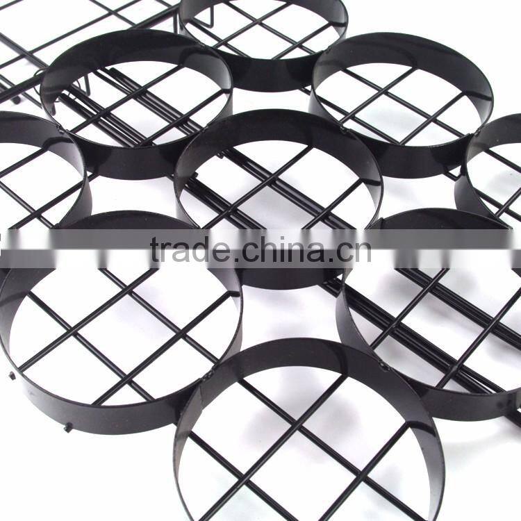 Non-stick 9-burger grill basket