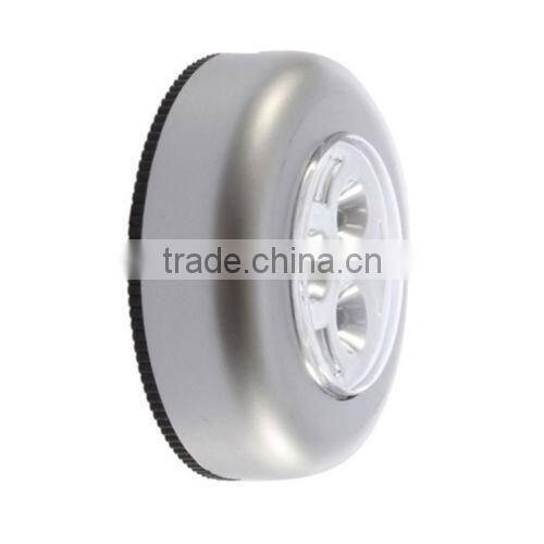 3 LED Classy Wall Light Kitchen Cabinet Closet Car Cordless Push Touch Lamp