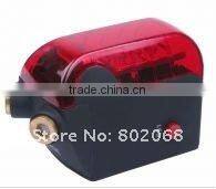 Free shipping Red LED Bicycle Light with Red Laser