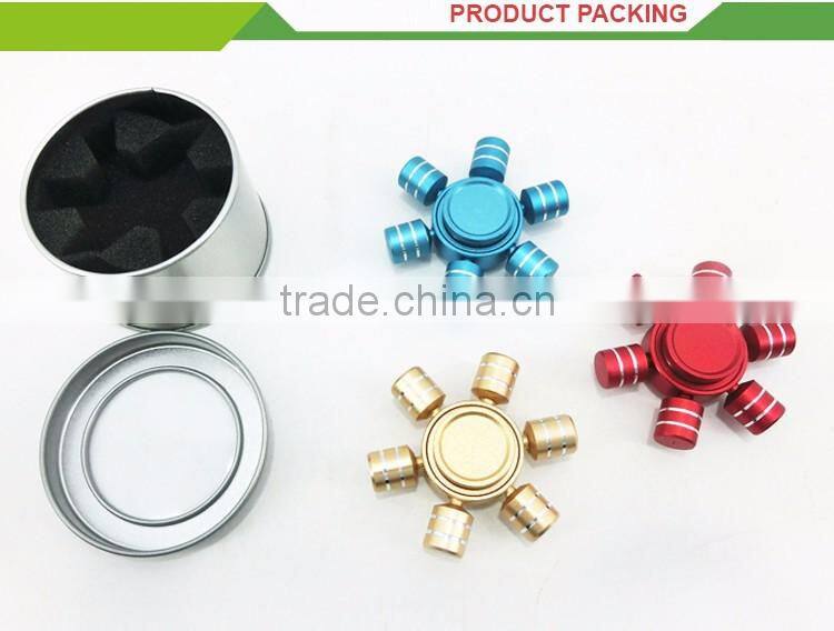 New arrival 360 rotation fidget toys metal fight spinner