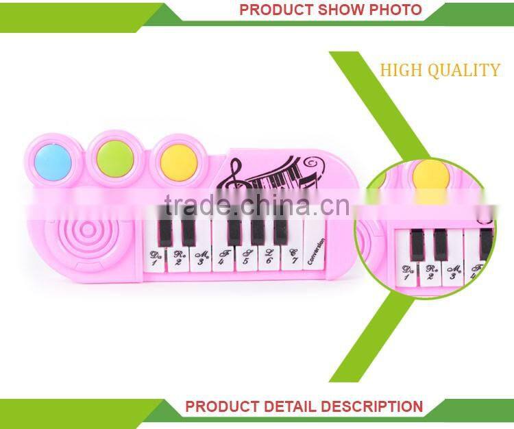 Plastic battery operated children electronic organ toys
