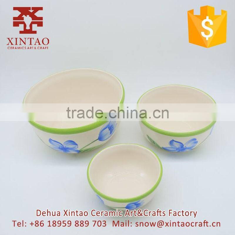 Campbells' Ceramic Soup Bowl sets with Handle/salad bowls