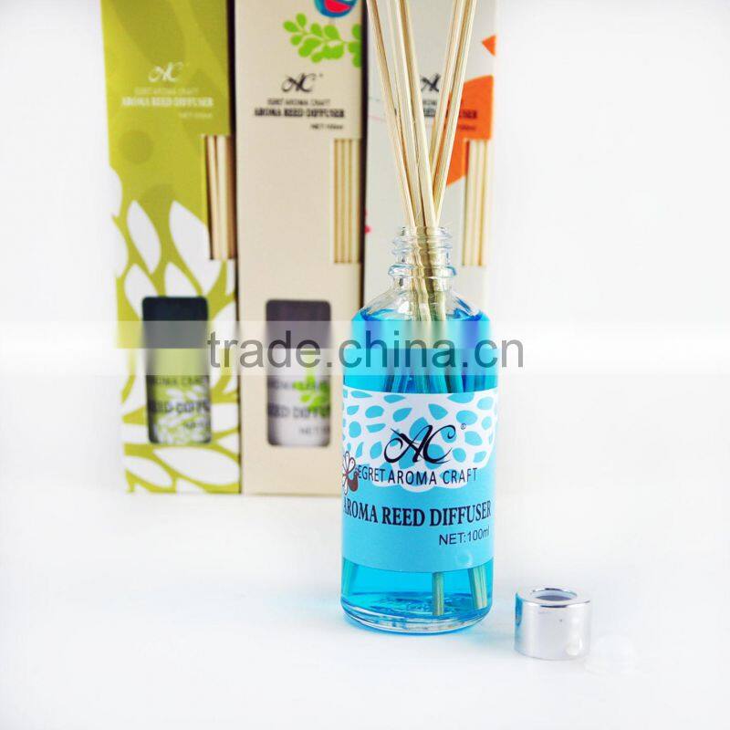EA3-140012 hotsale decorative natural aroma reed diffuser with rattan sticks