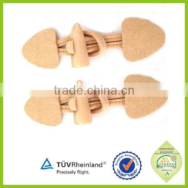 leather string stopper cord end